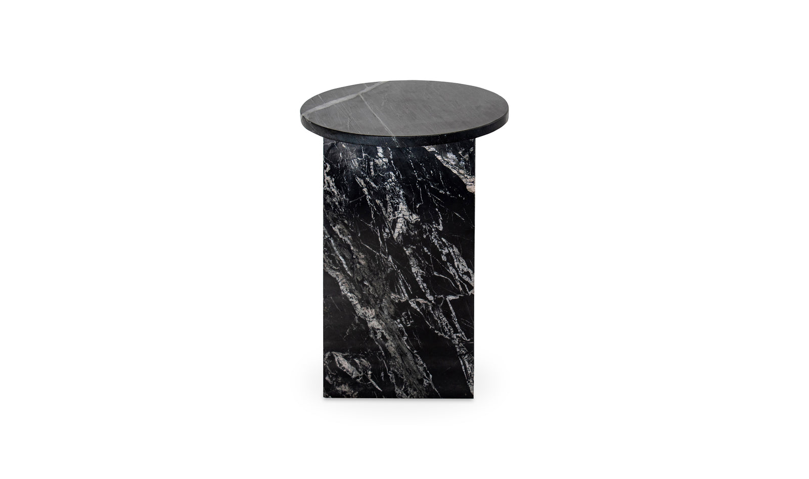 Joice Accent Marble Table - Black