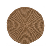 Cotswolds Jute Placemat, With Natural Round