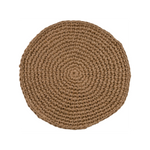 Cotswolds Jute Placemat, With Natural Round