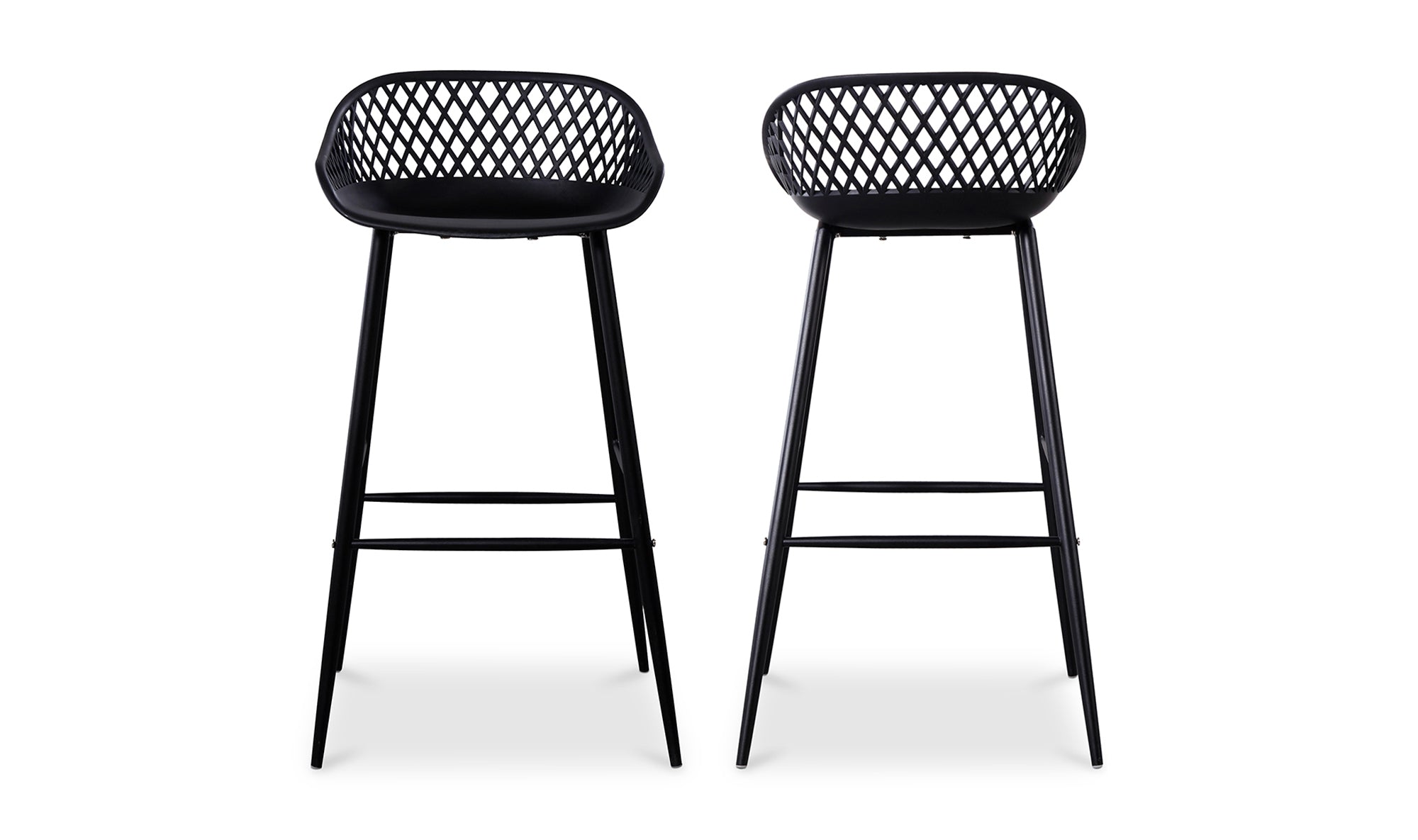 Aurelia Outdoor Barstool - Black Set Of Two