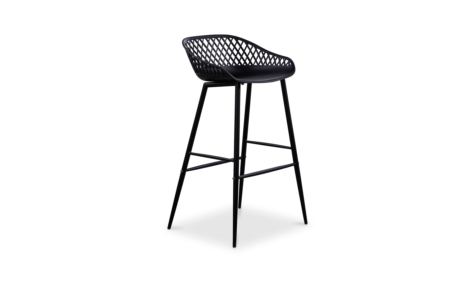 Aurelia Outdoor Barstool - Black Set Of Two