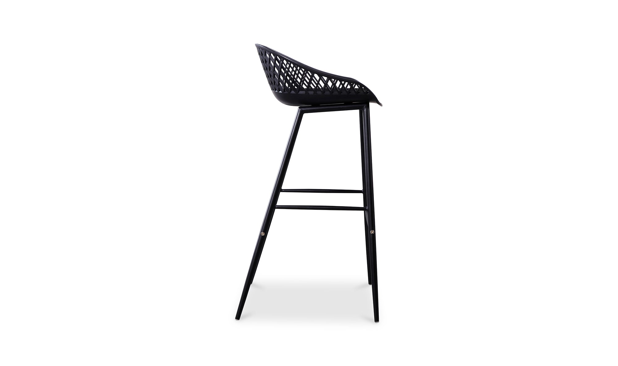 Aurelia Outdoor Barstool - Black Set Of Two