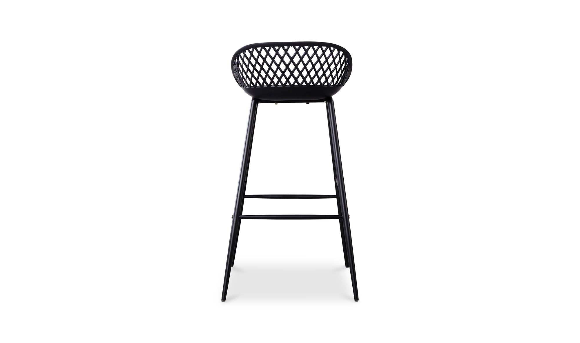 Aurelia Outdoor Barstool - Black Set Of Two