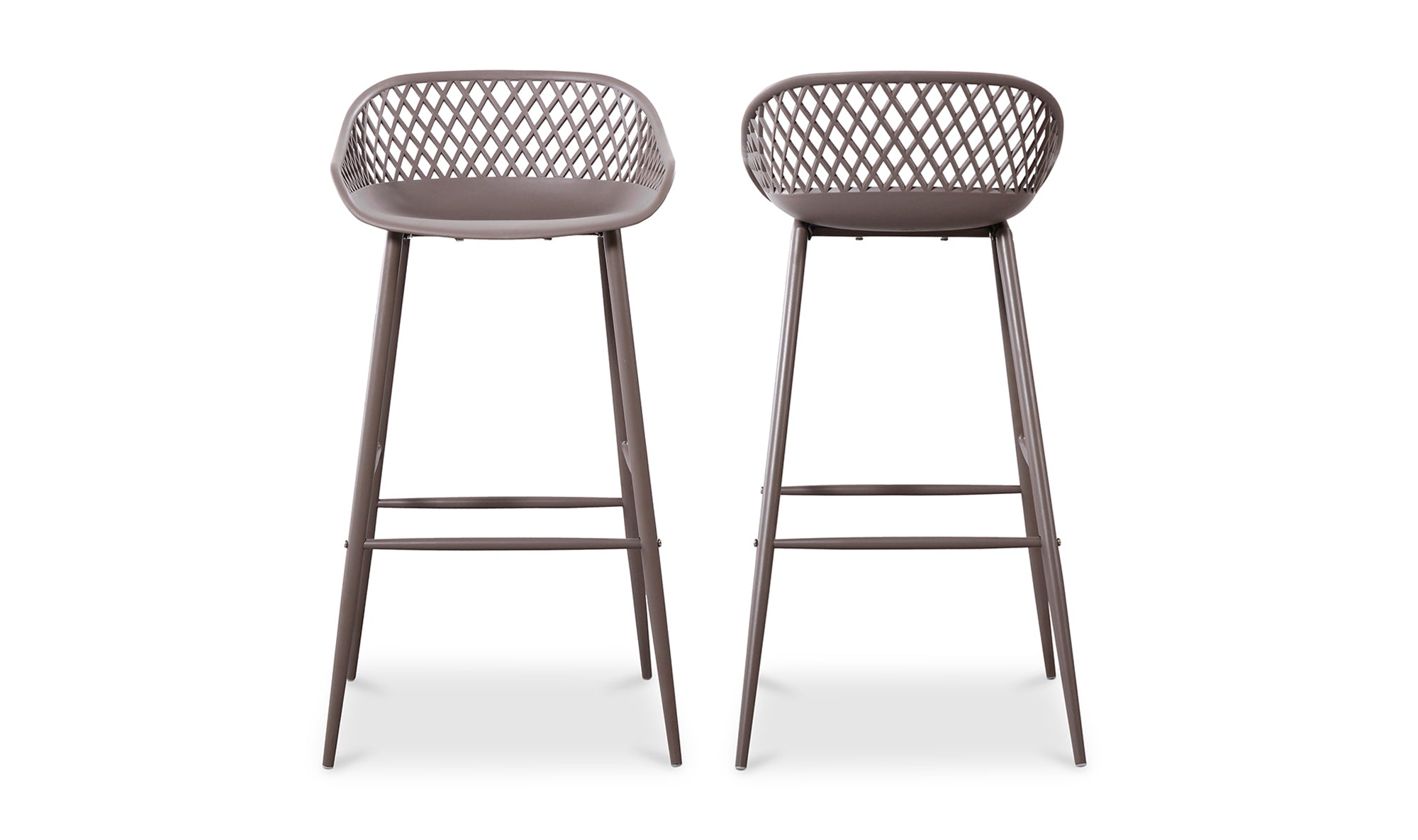 Aurelia Outdoor Barstool - Grey Set Of Two