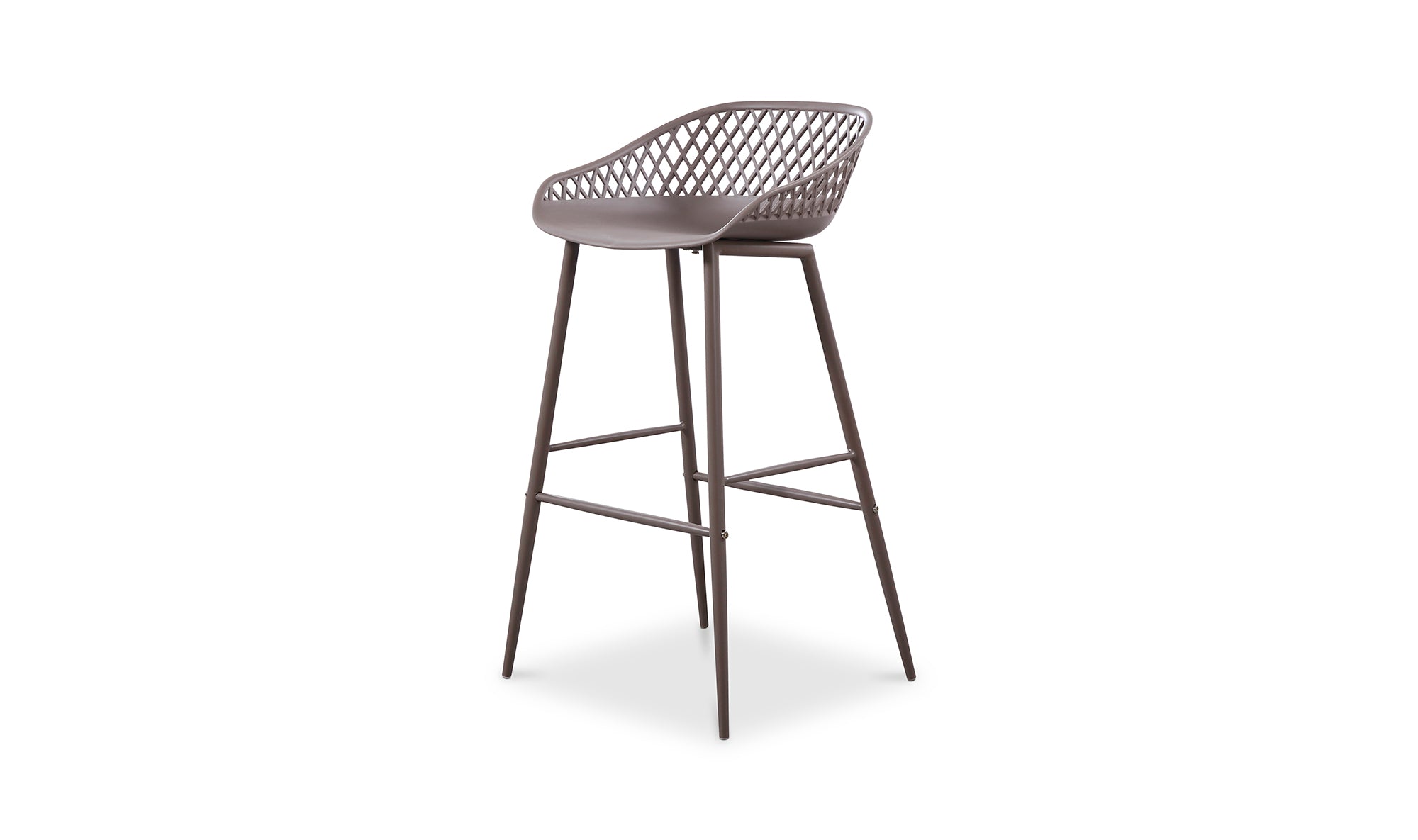 Aurelia Outdoor Barstool - Grey Set Of Two