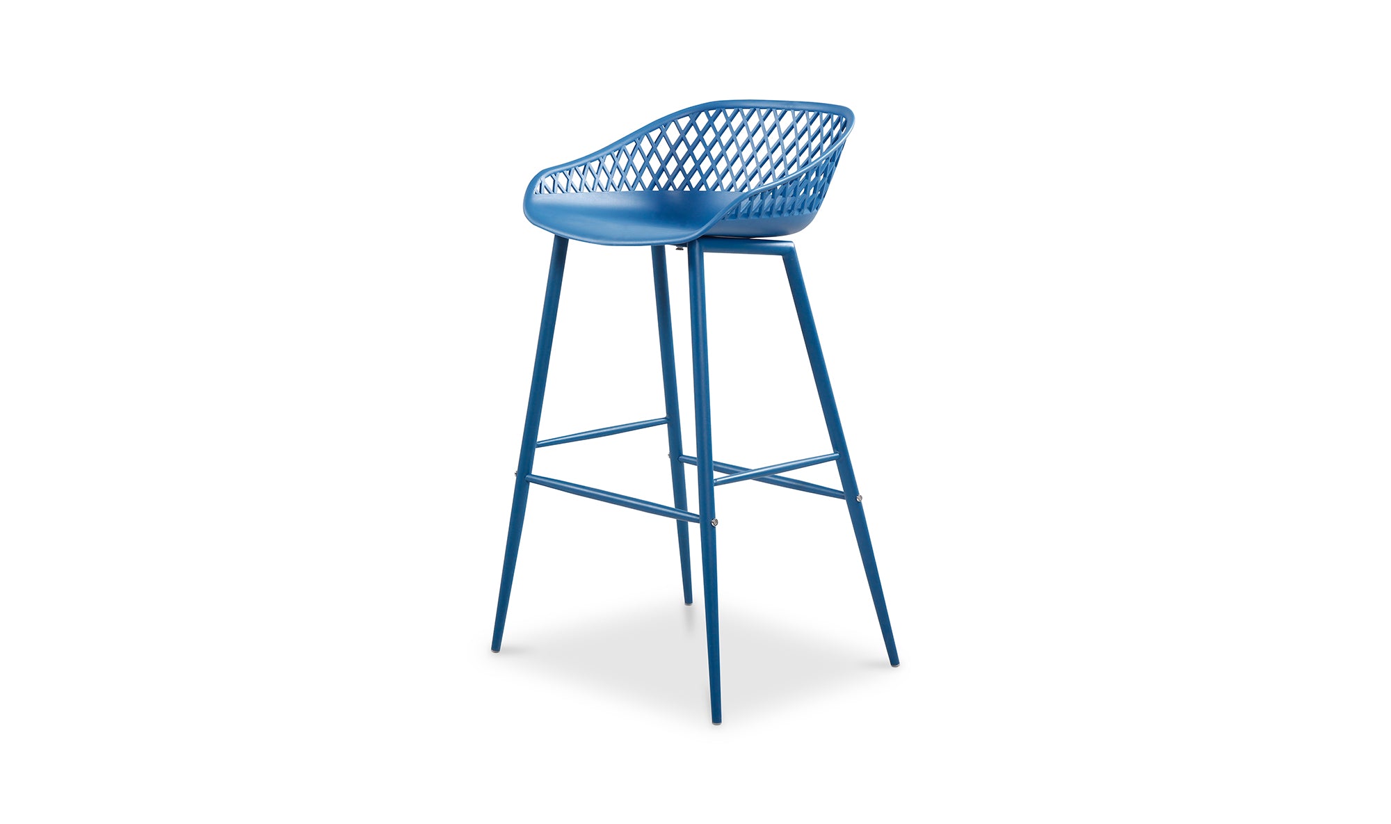 Aurelia Outdoor Barstool - Blue Set Of Two