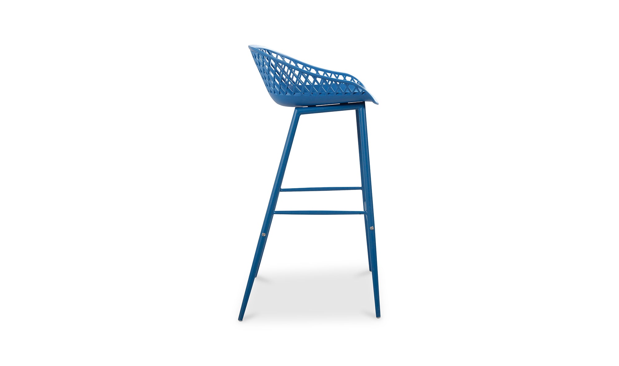 Aurelia Outdoor Barstool - Blue Set Of Two