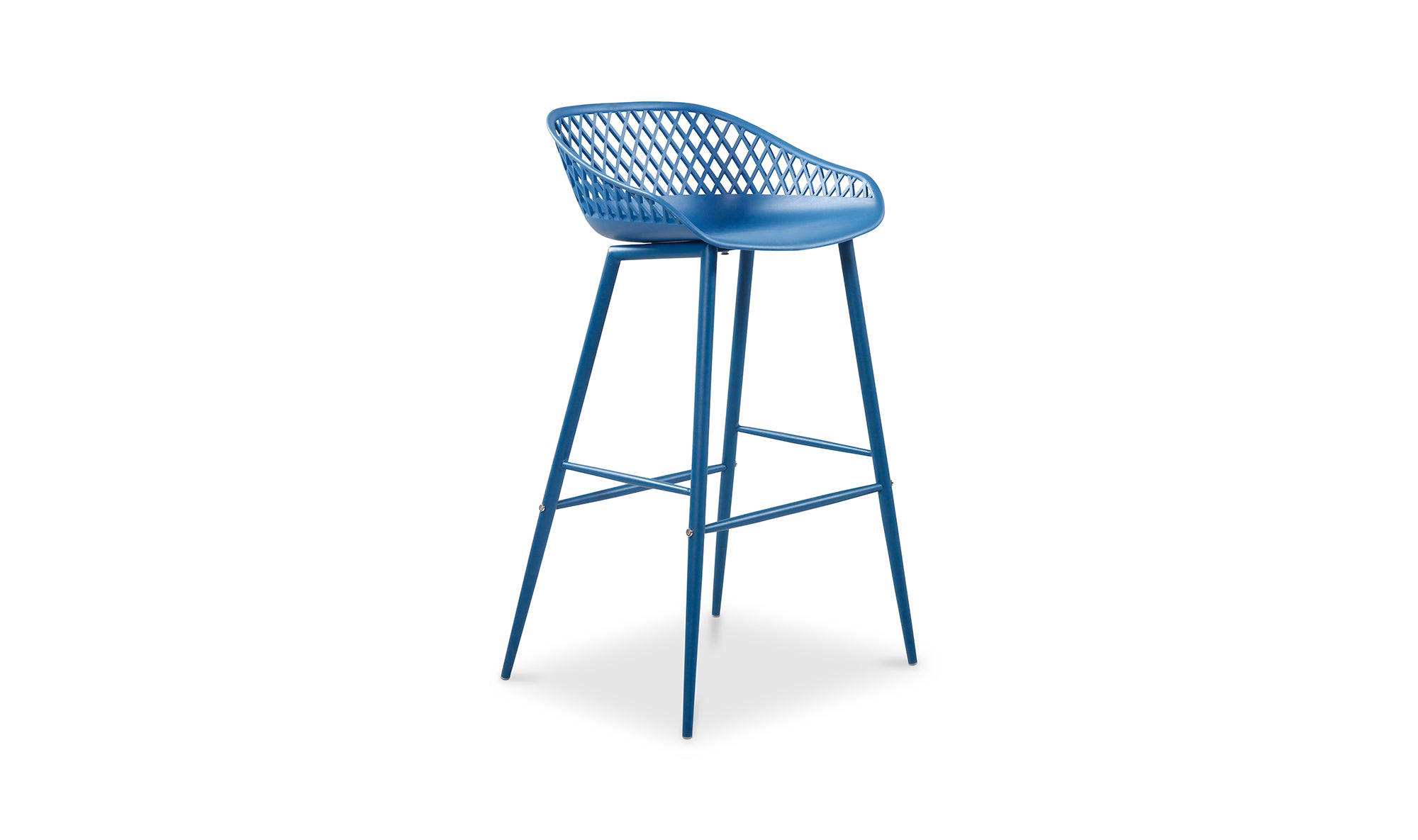 Aurelia Outdoor Barstool - Blue Set Of Two