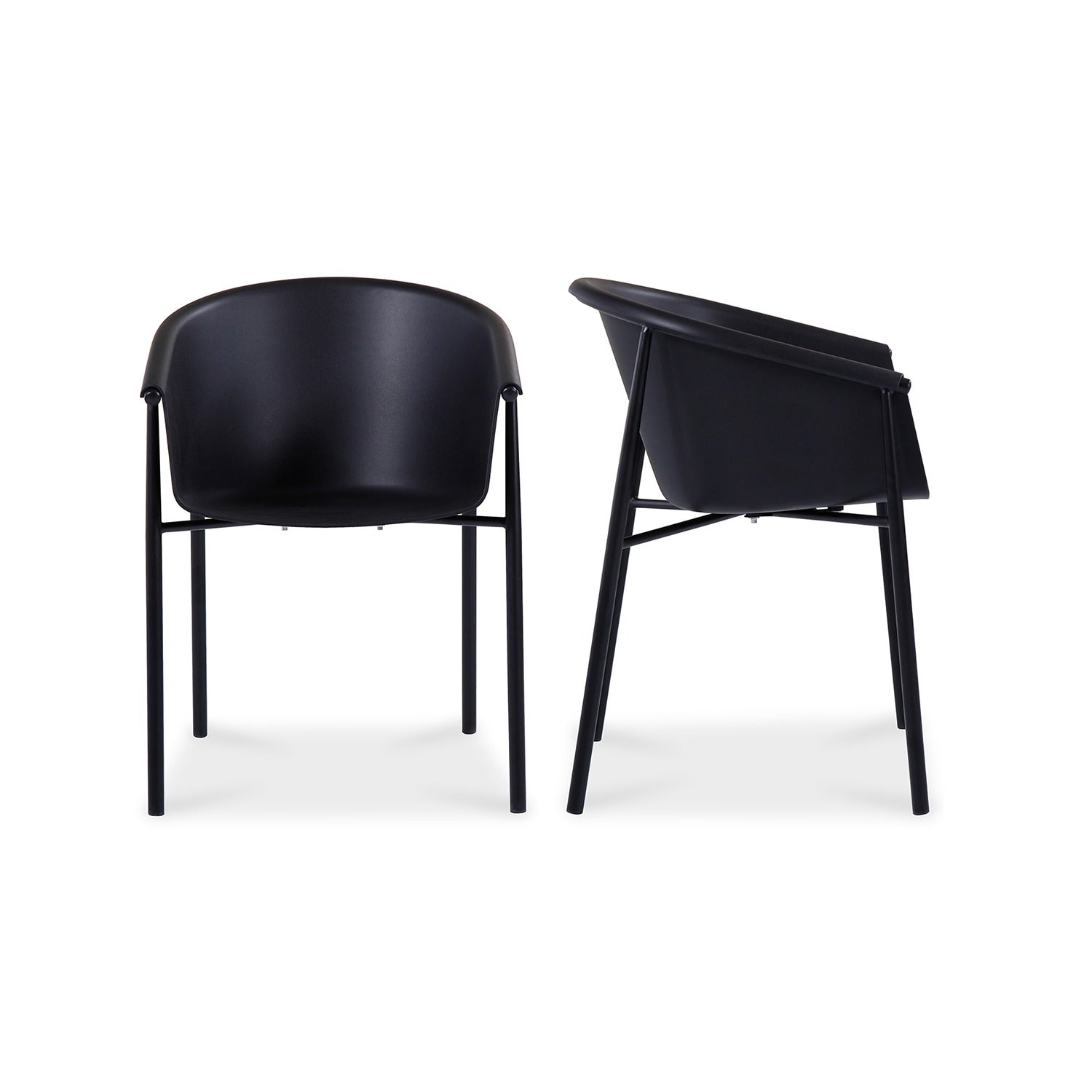 Jubilee Outdoor Dining Chair Black - Set of 2