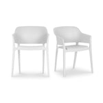 Bodhi Outdoor Dining Chair White - Set of 2