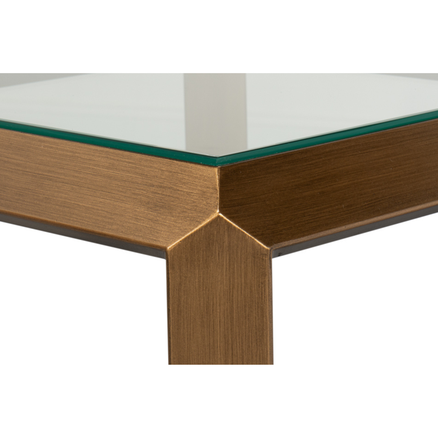 Gilbert Shagreen Side Table, Tawny Brown