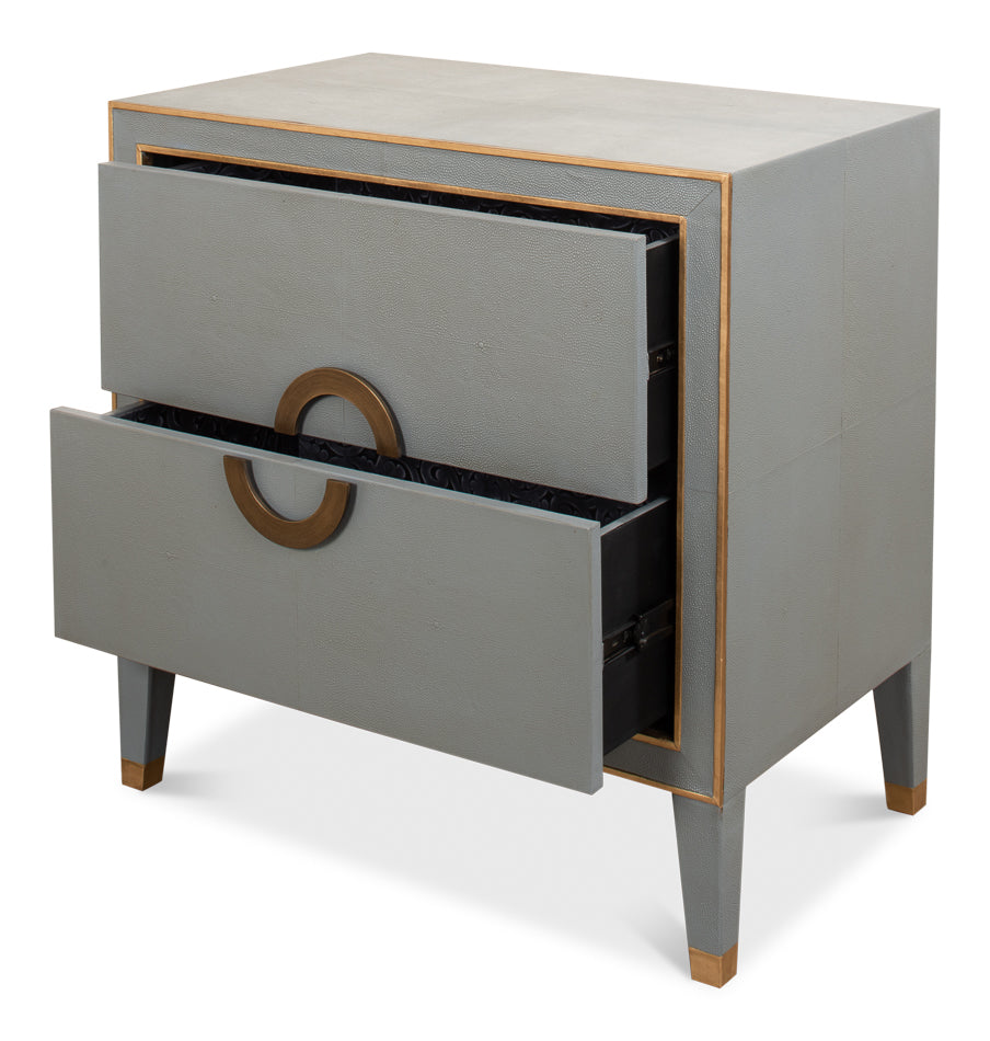 Gabriella Night Stand  Storm Grey