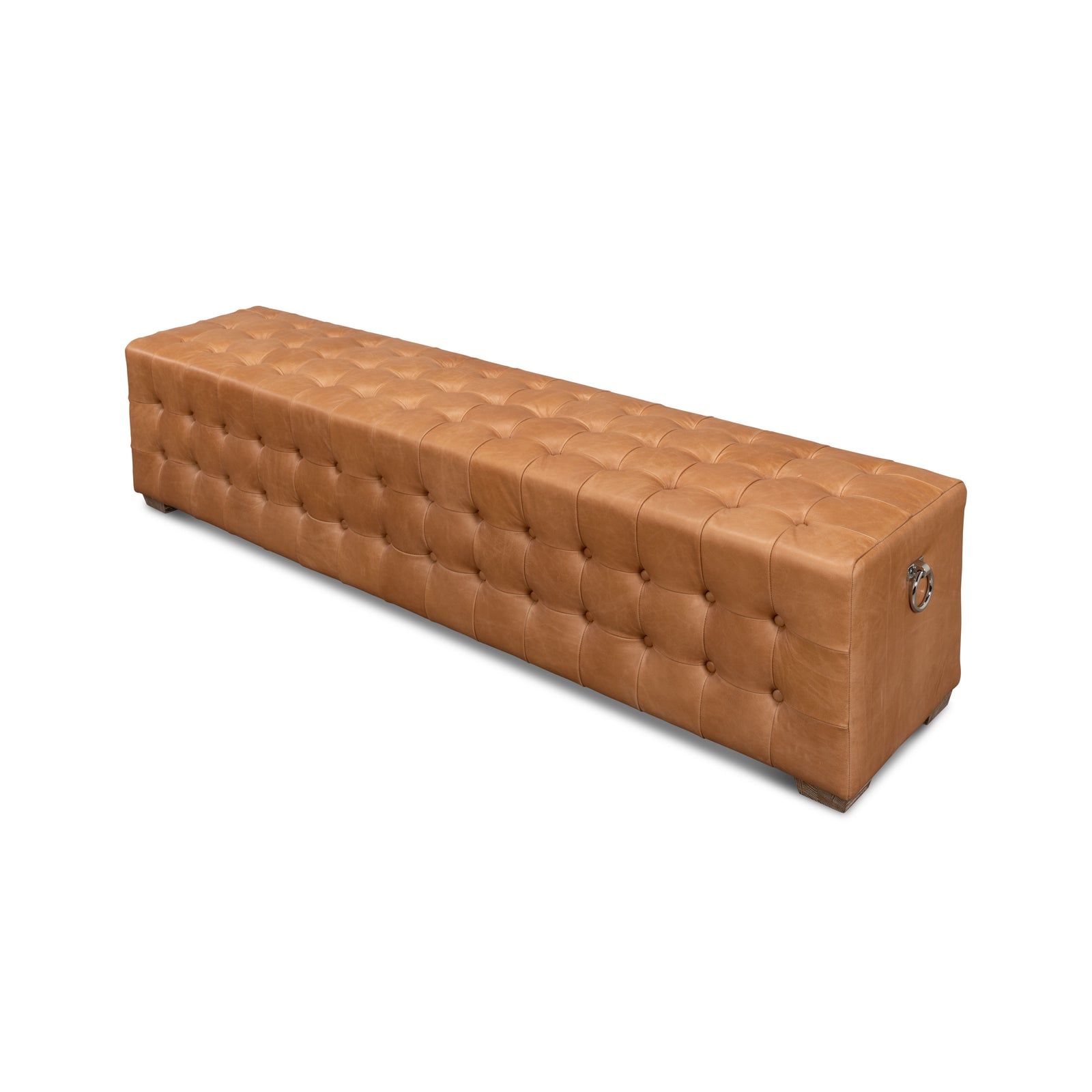 "Beam" Bench Tufted Leather