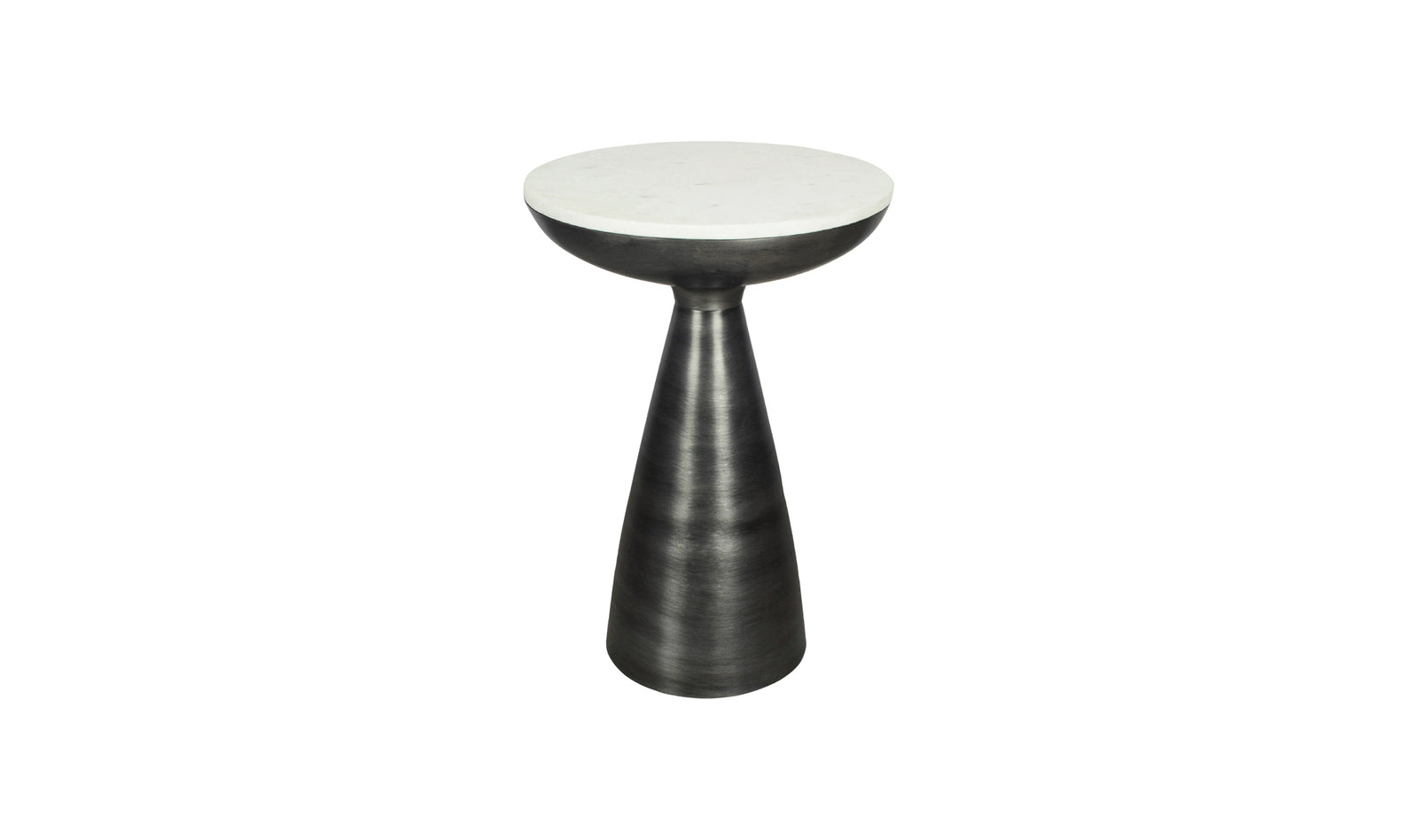 Diore Side Table - White Marble