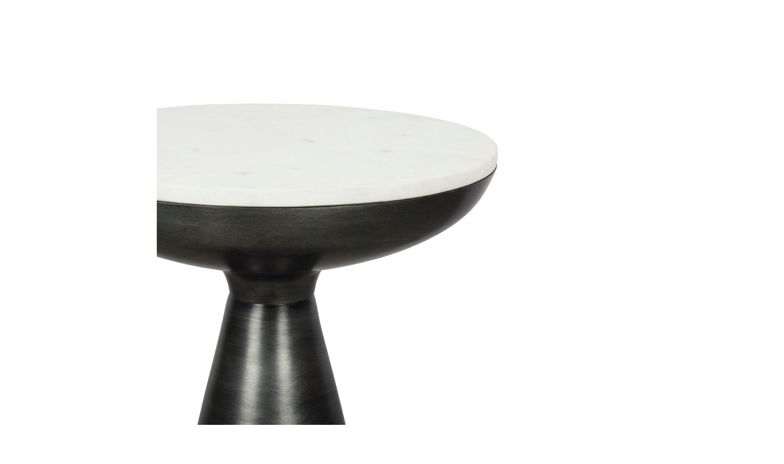 Diore Side Table - White Marble