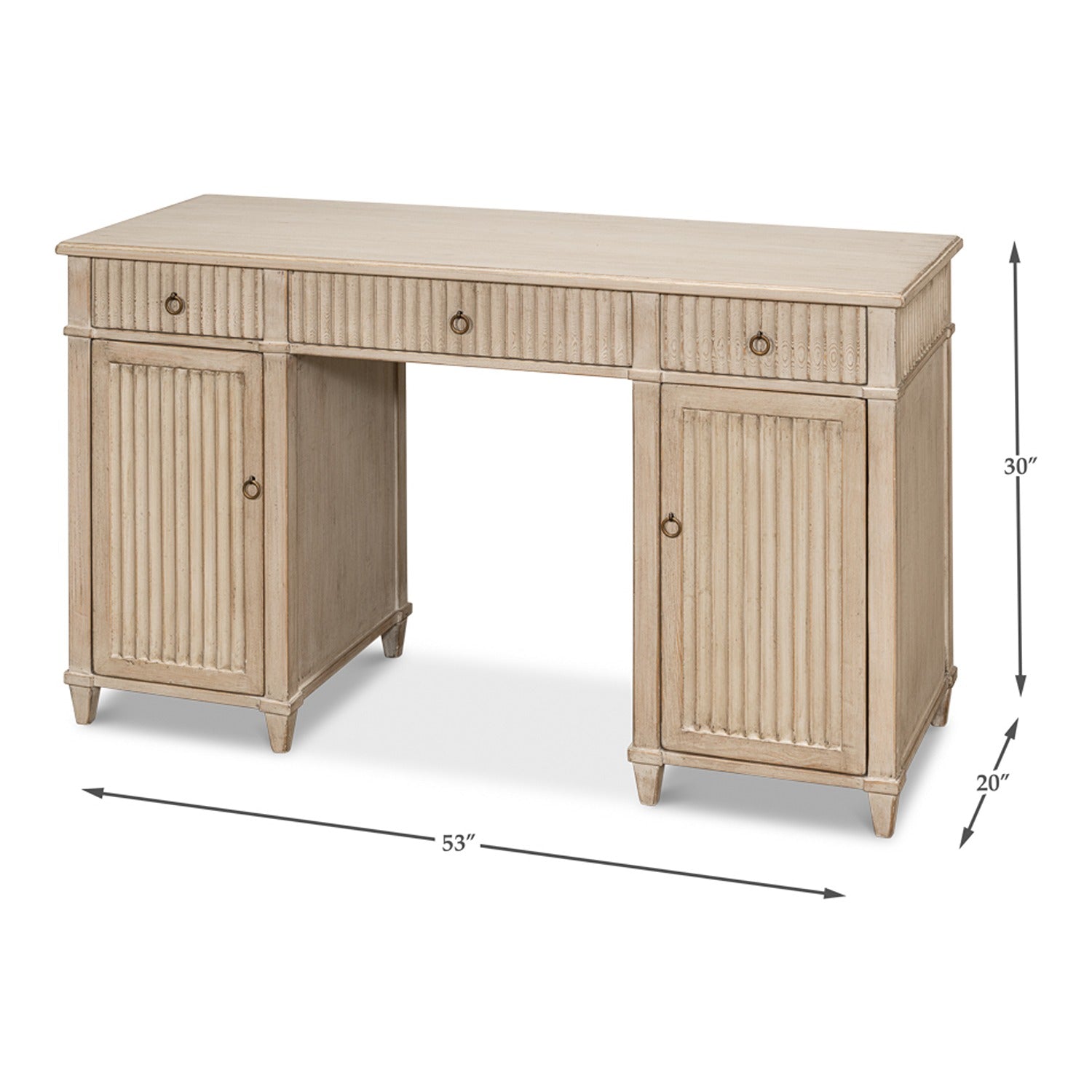 Inspire Desk, Stone Grey