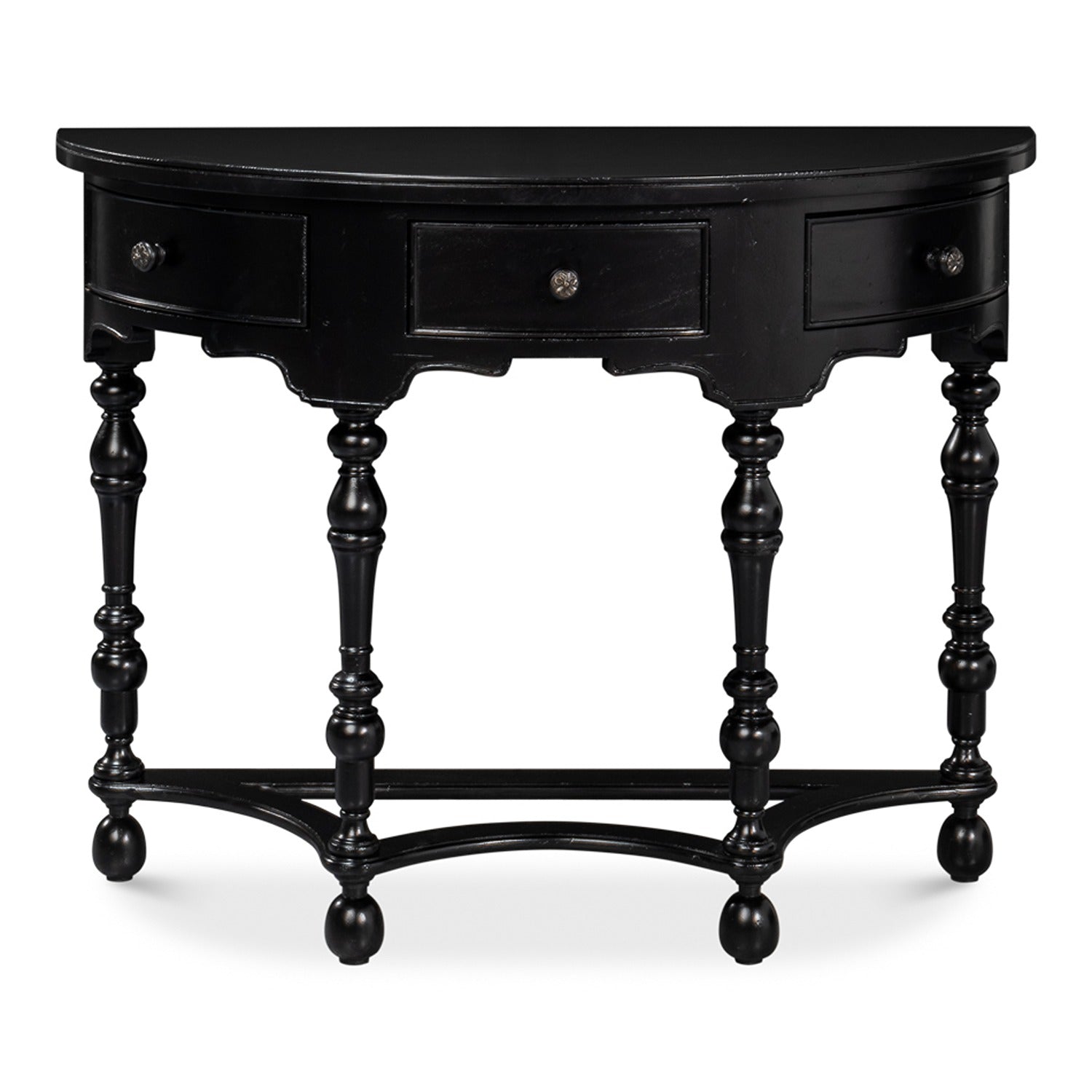 Abraham Half Round Console