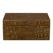Candece Leather Box,Antique Green, Set of 2