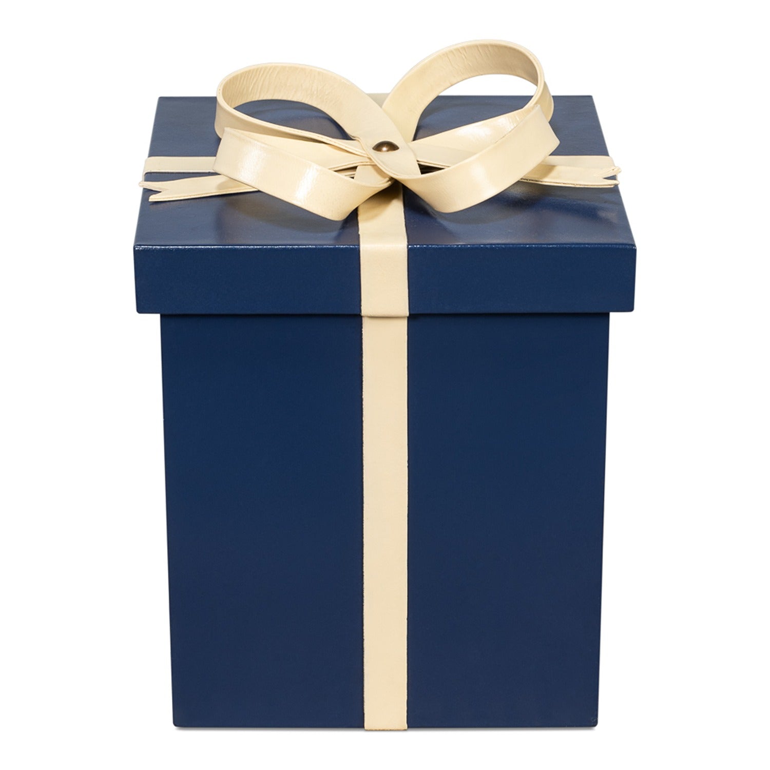 Ferrell Leather Holiday Boxes, Set of 3, Navy