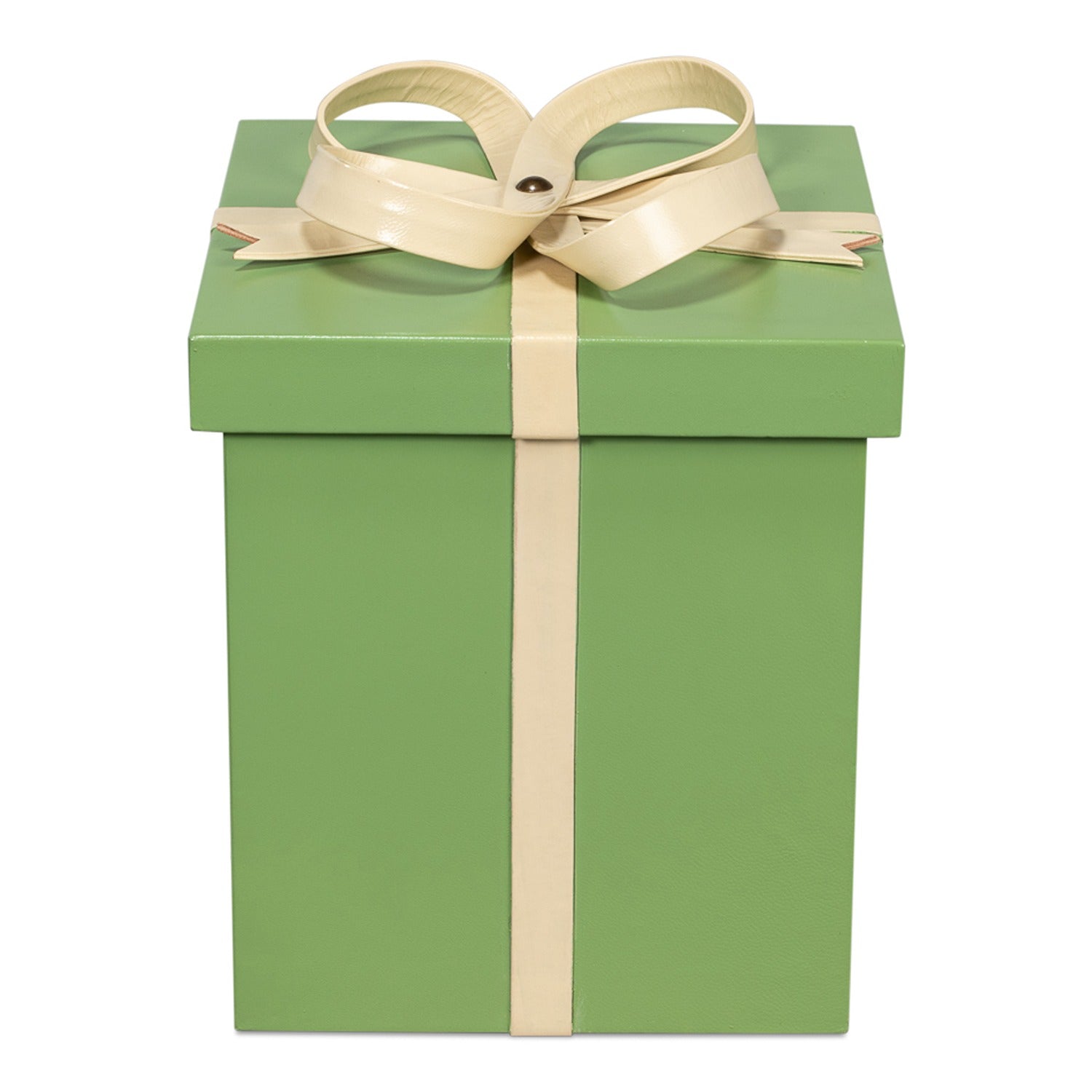 Ferrell Leather Holiday Boxes, Set of 3, Green