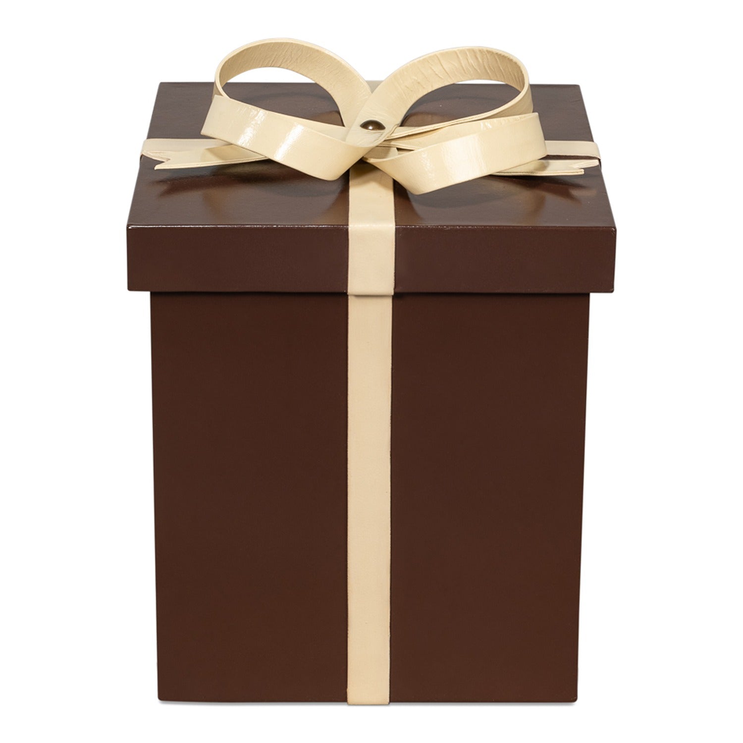 Ferrell Leather Holiday Boxes, Set of 3, Choco