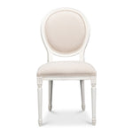 Hugo Oval Side Chair, Cortina White - Set of 2