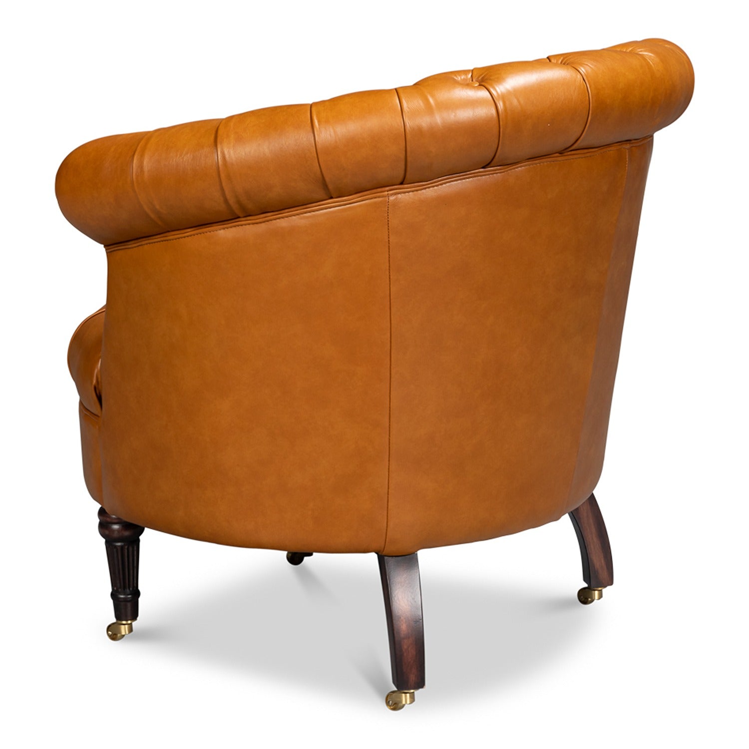 Bastian Armchair, Tan Brown Leather