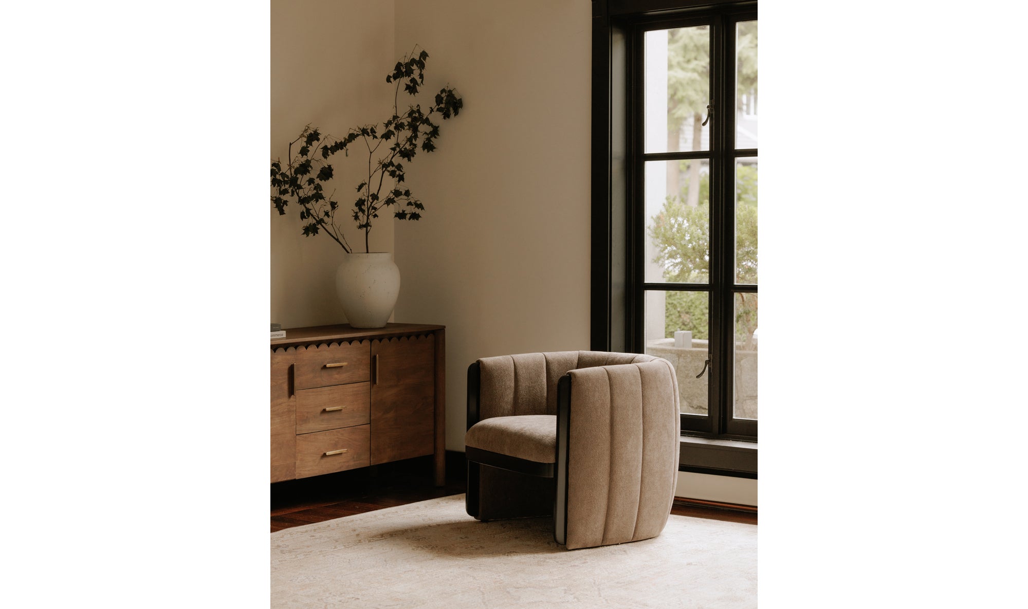 Jules Accent Chair - Taupe