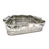Polished Nickel Embossed Tray