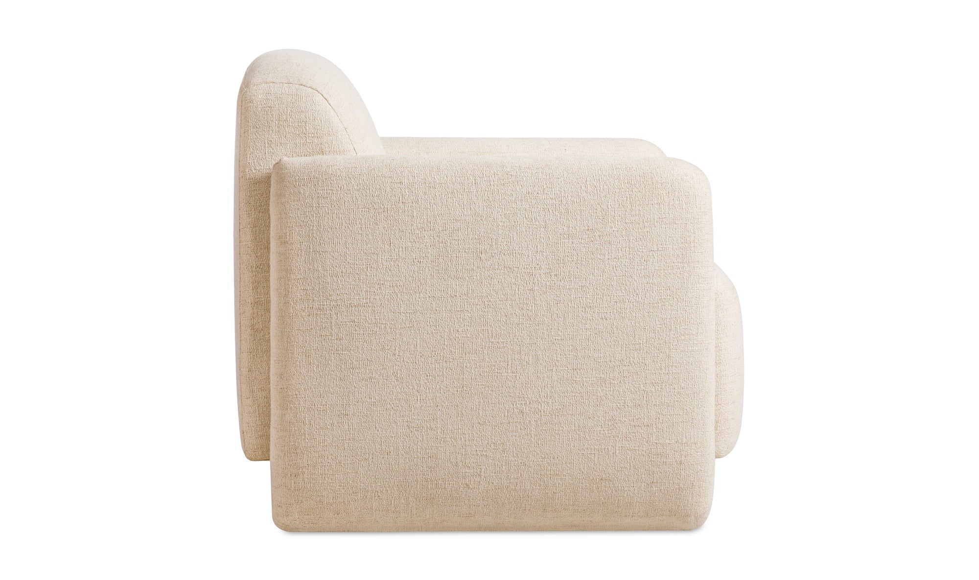 Bran Accent Chair - Flecked Ivory