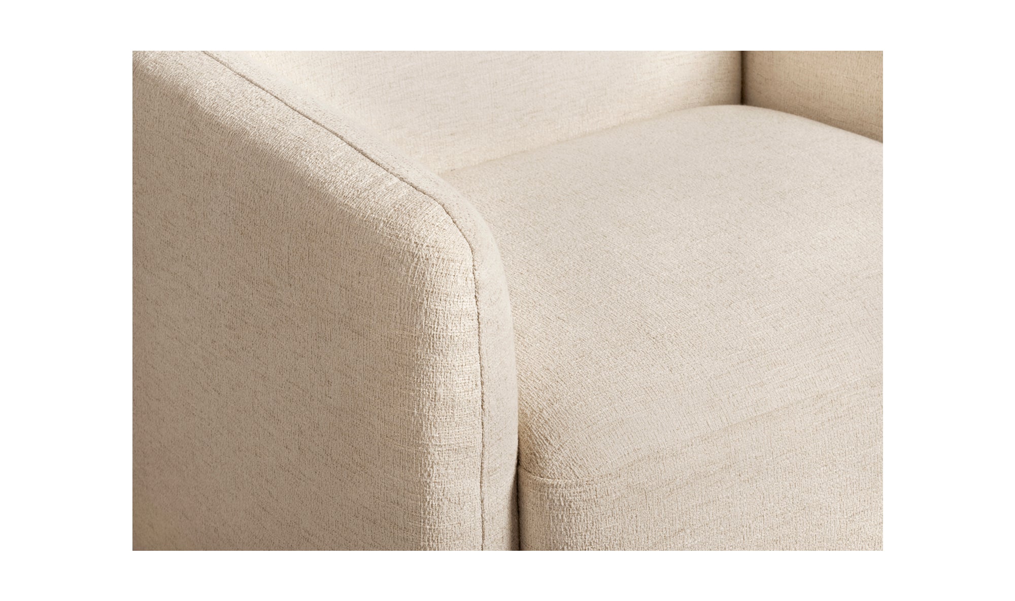 Bran Accent Chair - Flecked Ivory