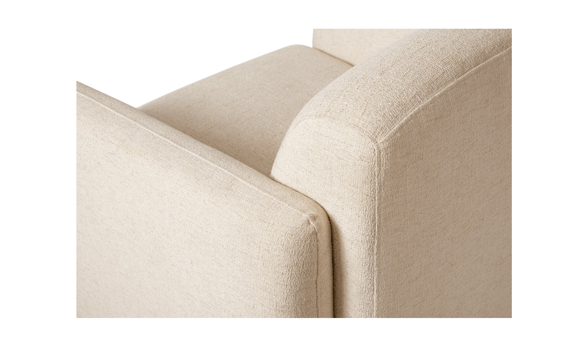 Bran Accent Chair - Flecked Ivory