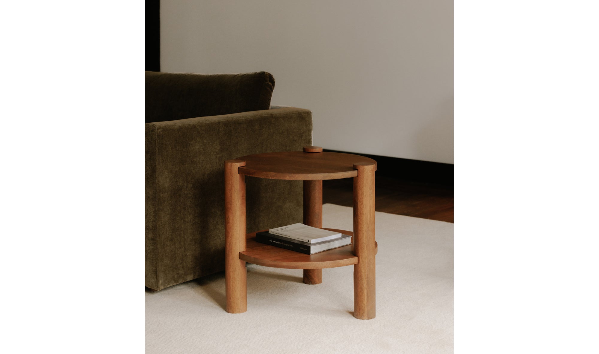 Bennett Accent Table Vintage Brown