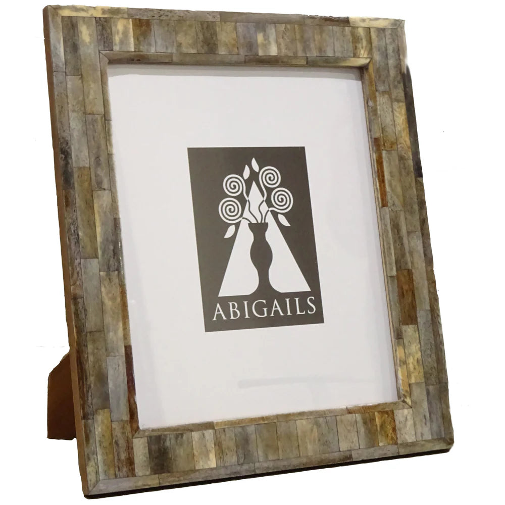 Inlaid Frame, Gray Bone, 8X10 Photo