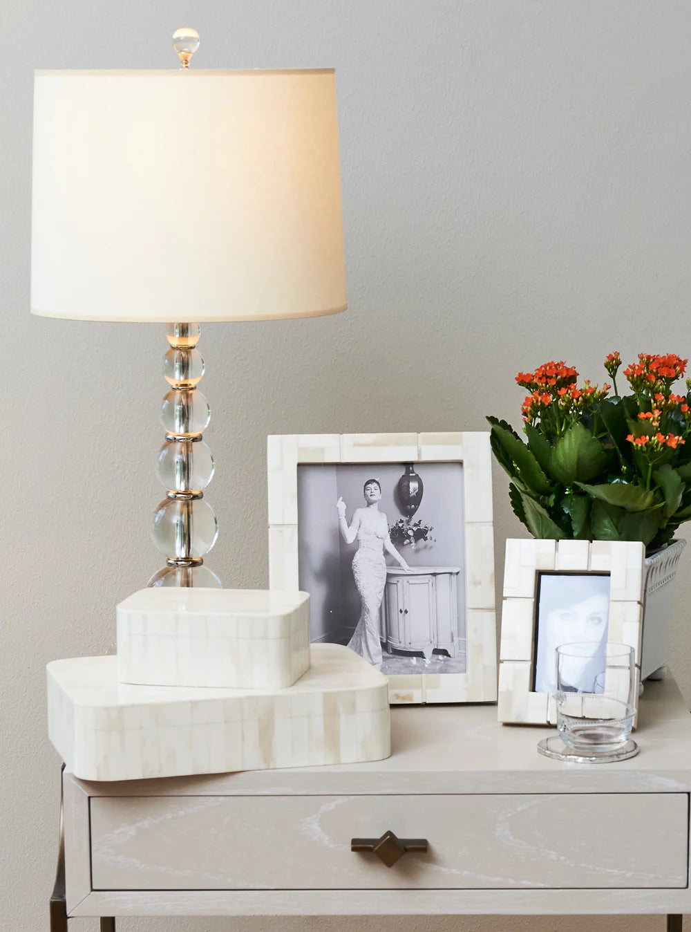 Ivory Bone Inlaid Box