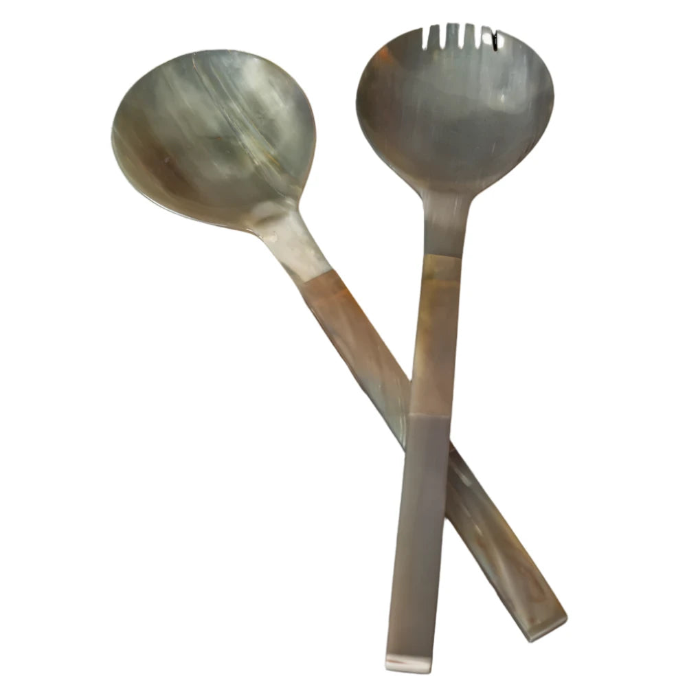 Horn Salad Servers, Large