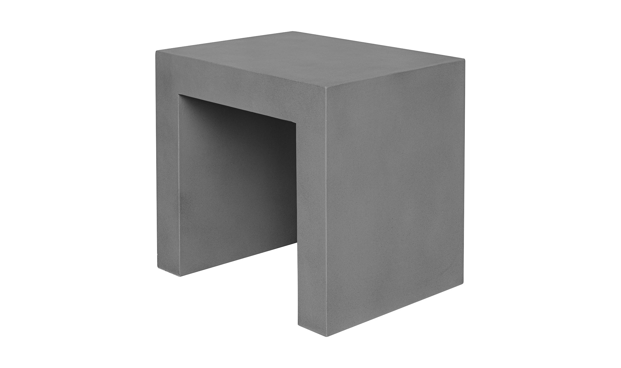 Leander Outdoor Stool - Grey