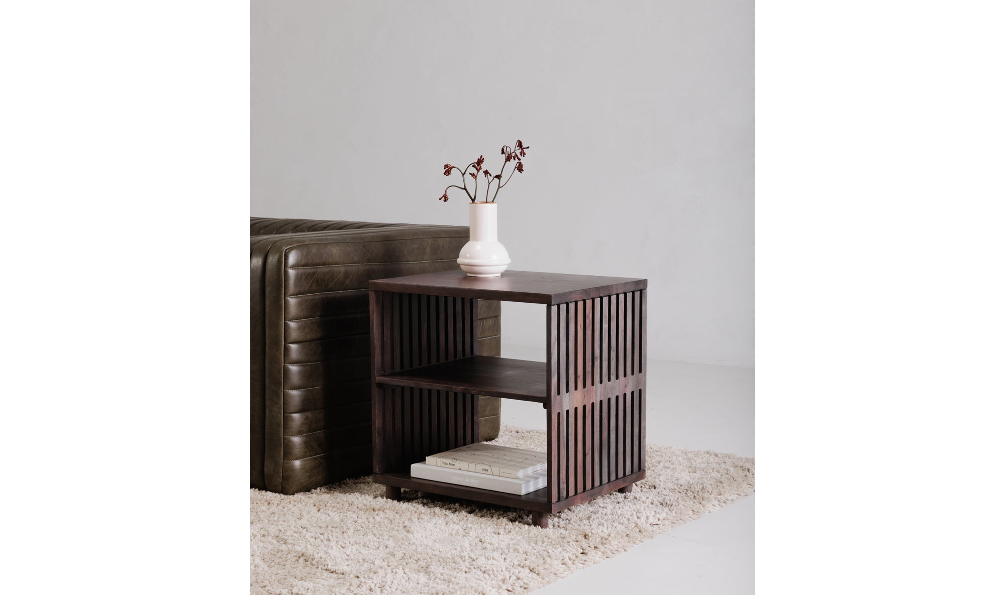 Evan Side Table Brown