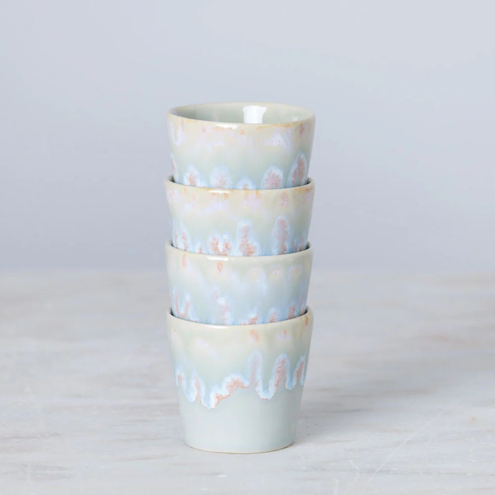 Grespresso Lungo Cup/Sugar Bowl 7oz Set of 6
