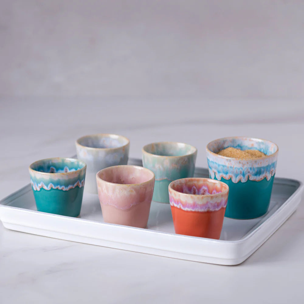 Grespresso Lungo Cup/Sugar Bowl 7oz Set of 6