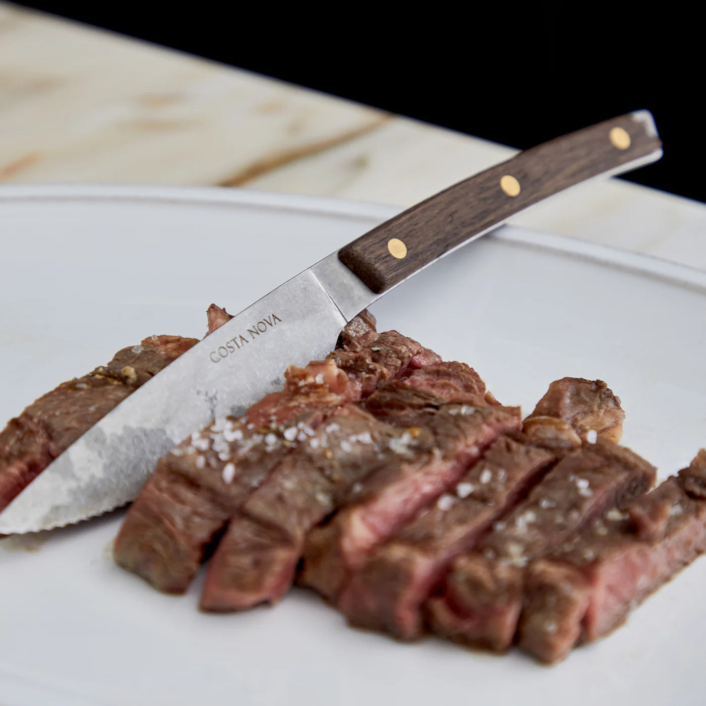 Rosewood Steak Knives, Set of 4