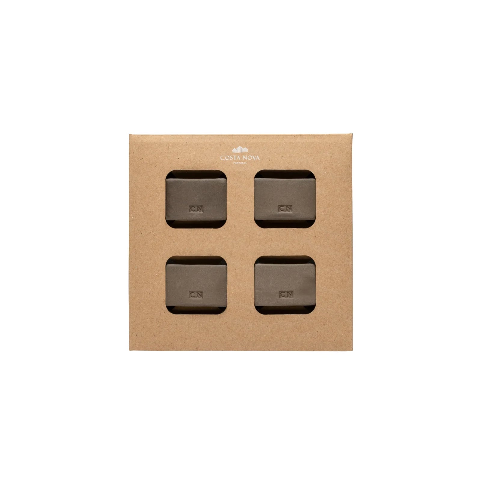 Ecogres Rectangular Napkin Ring, Set of 4