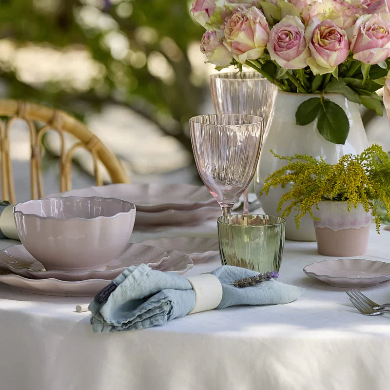 Round Ceramic Napkin Rings 4 Pieces