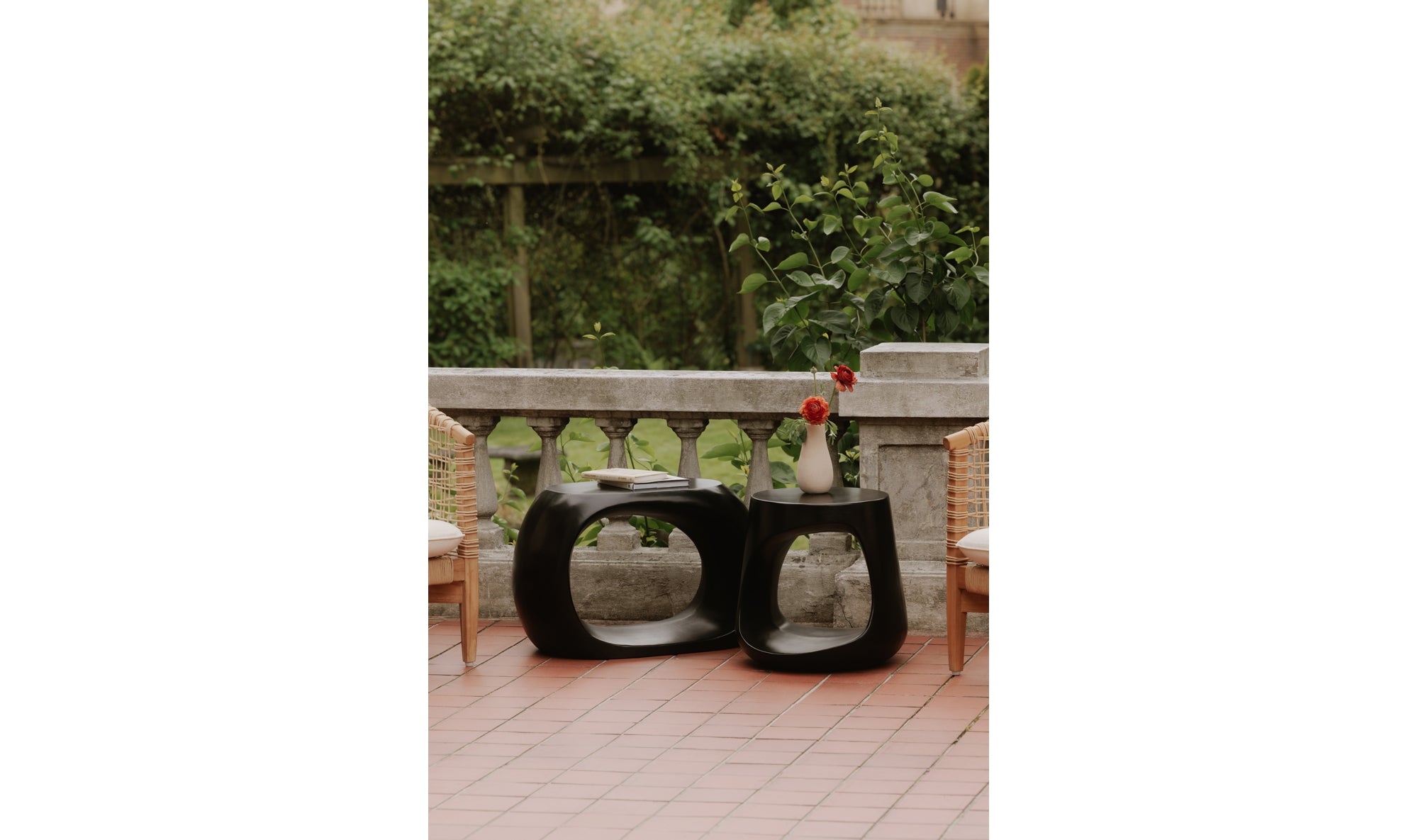 Branley Outdoor Stool - Black