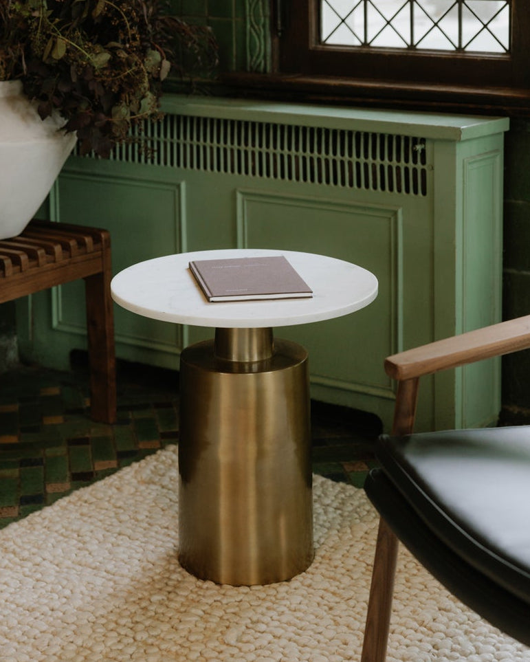 Gilles Accent Table Gold