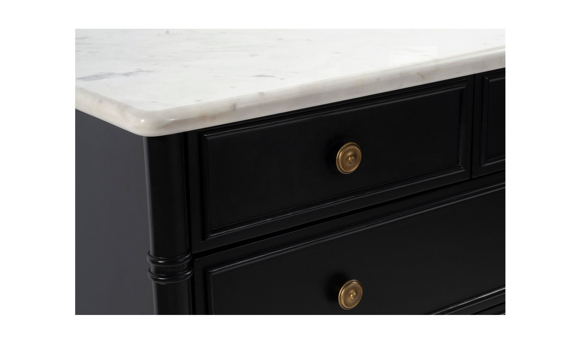 Elara 5 Drawer Chest Black