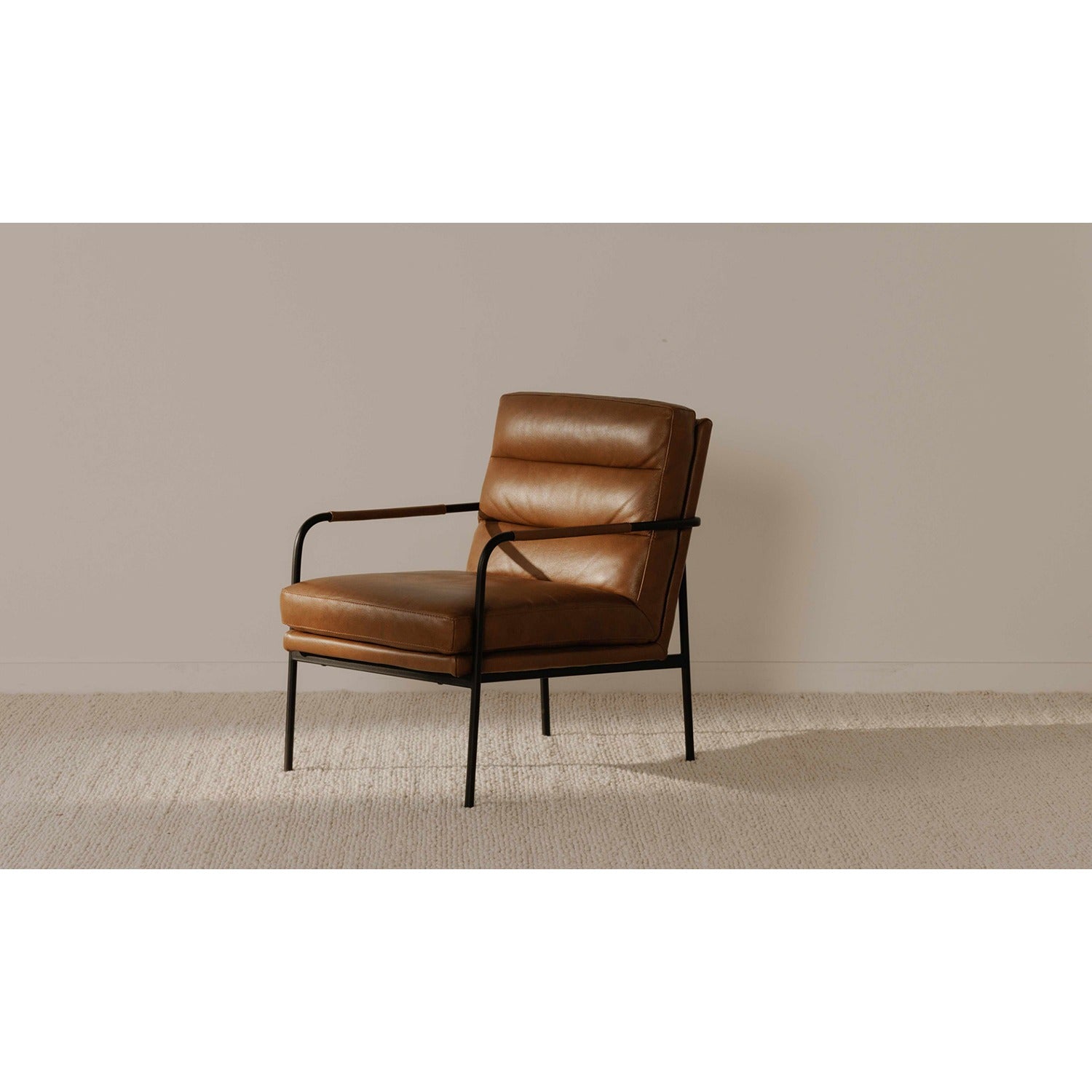 Melina Armchair Chestnut Brown