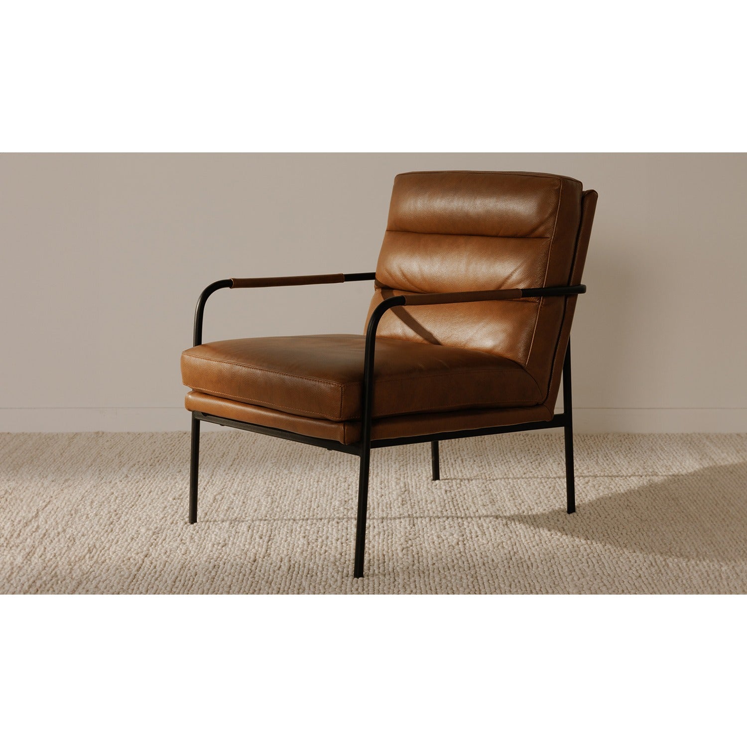 Melina Armchair Chestnut Brown