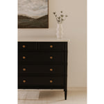 Elara 5 Drawer Chest Black