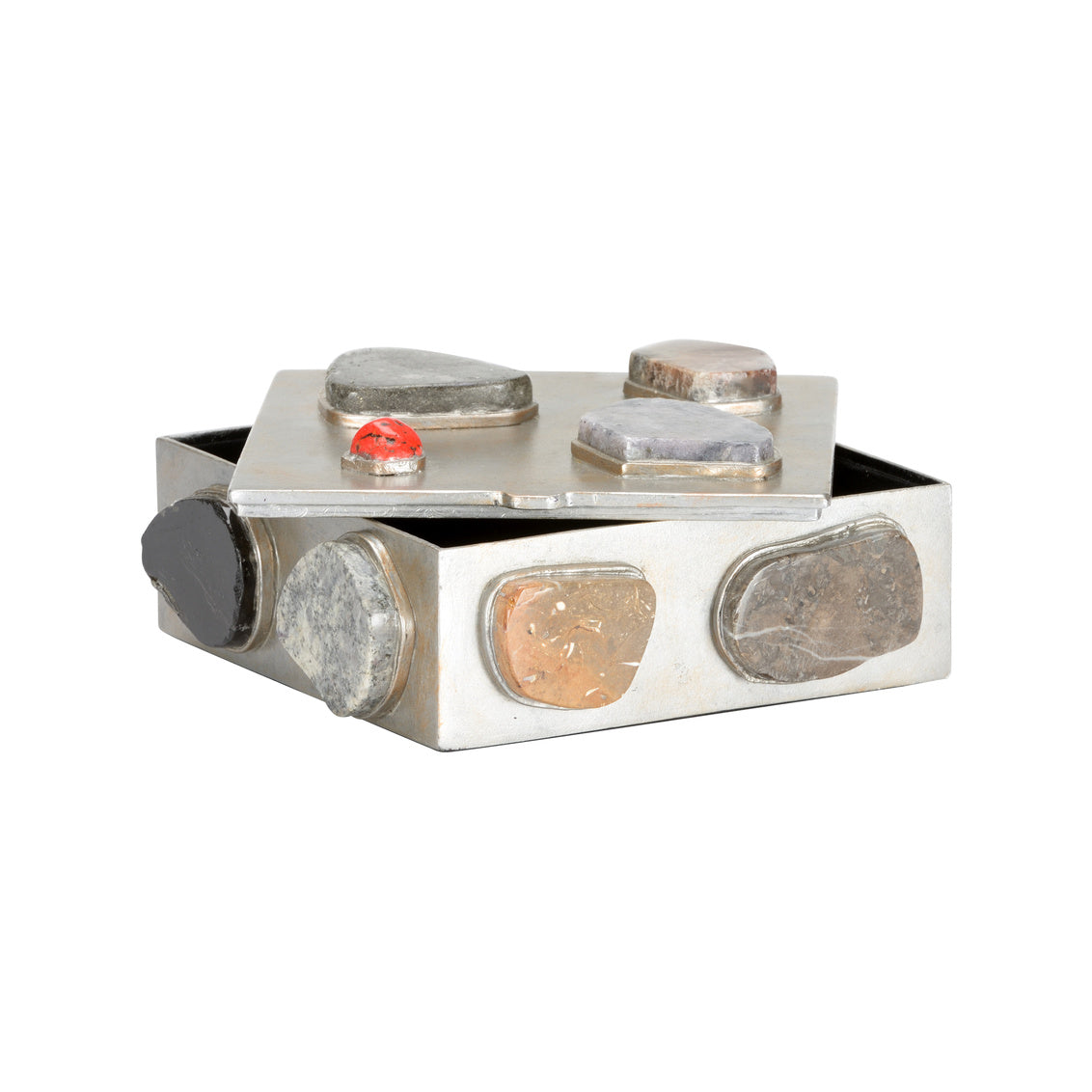 Caribbean Gold Jewelry Box - Square